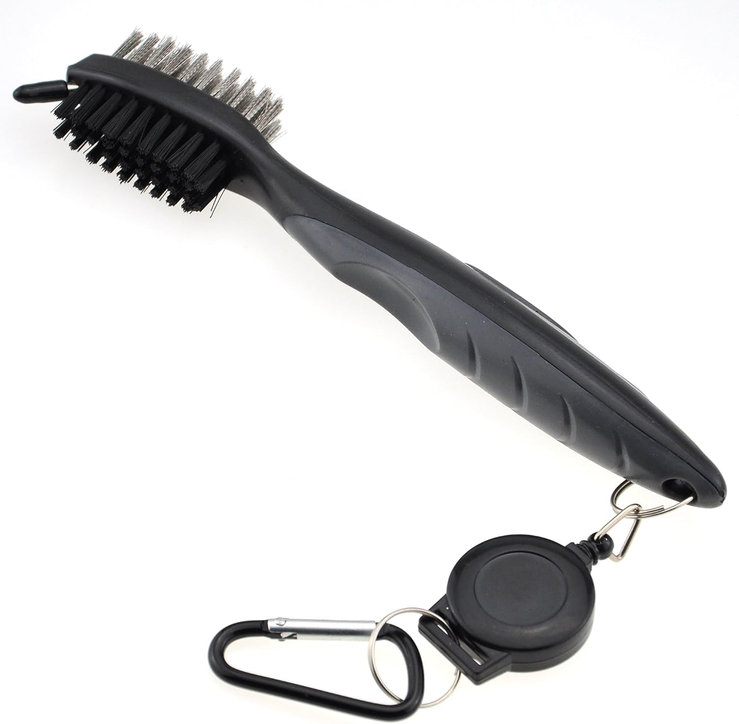 Golf Towels - Microfiber Waffle Pattern Tri-Fold, Brush Tool Kit with Club Groove Cleaner with Retractable Cord and Clip, for Men Women, Golf Gift