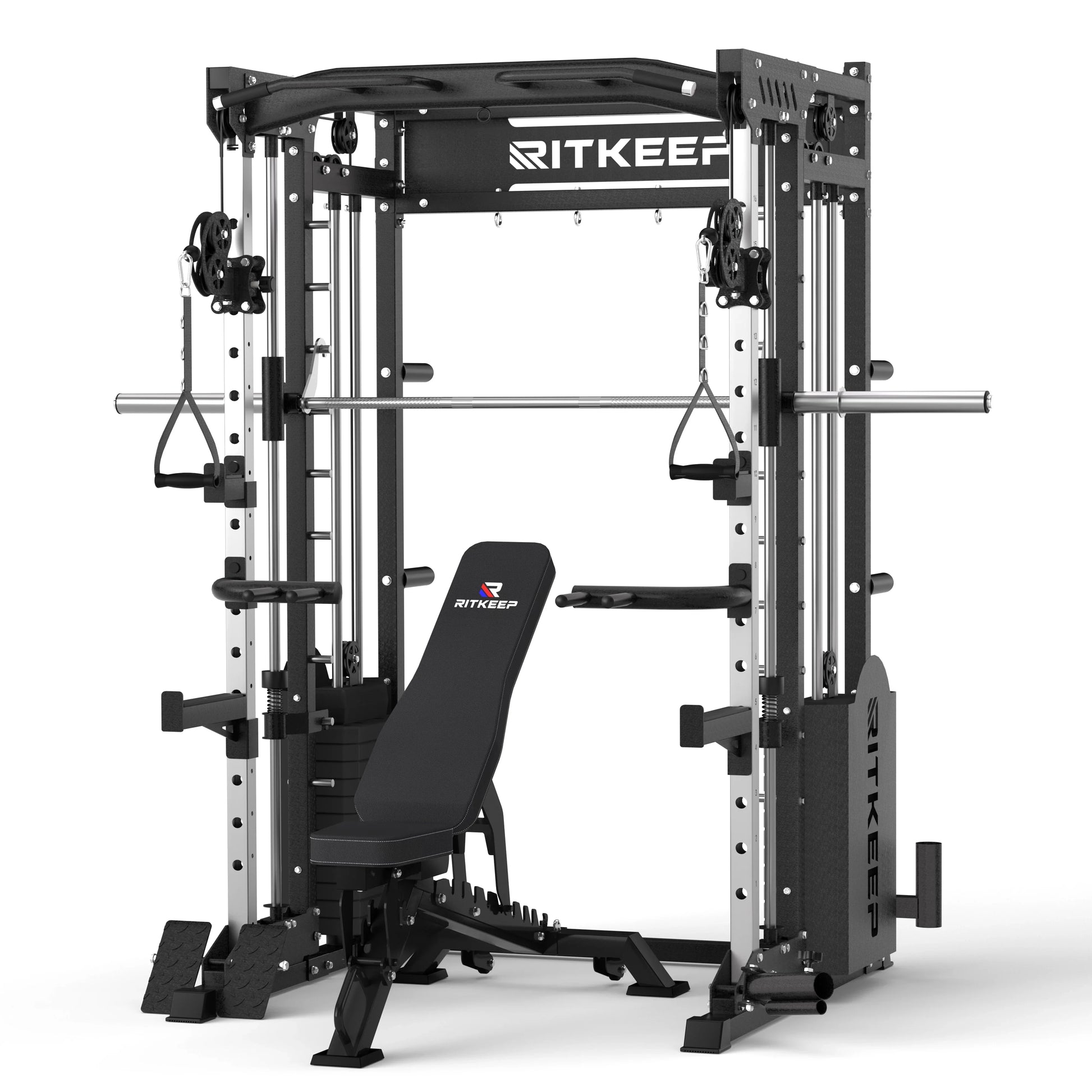 PMAX 5600 Home Gym Smith Machine - Integrated Weight System