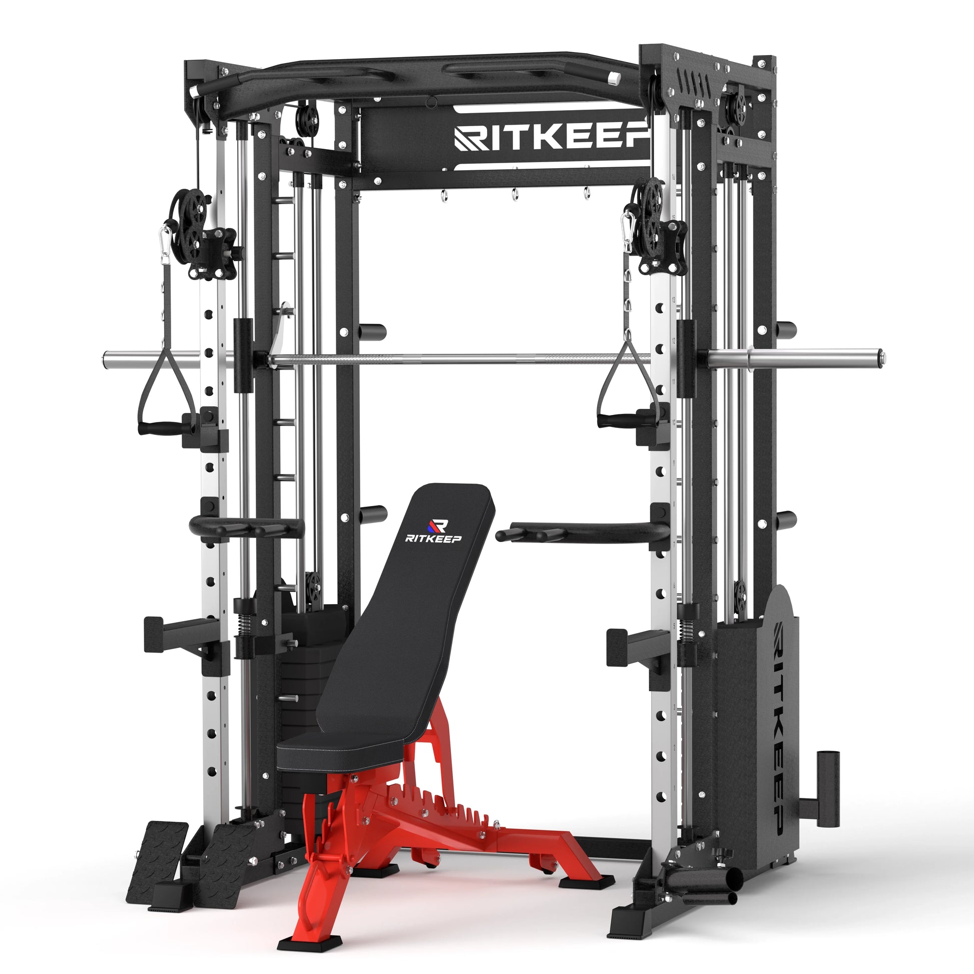 PMAX 5600 Home Gym Smith Machine - Integrated Weight System