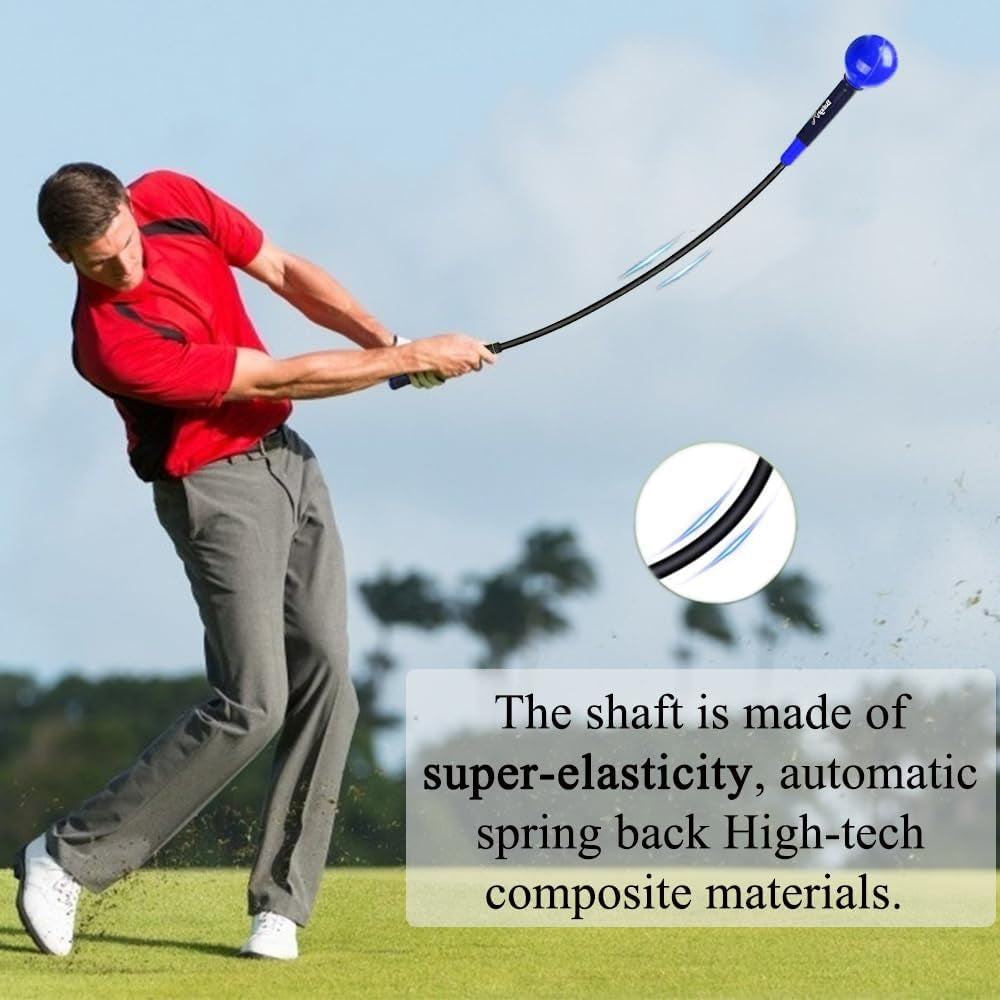 Golf Swing Training Aid Golf Swing Trainer Aid Golf Practice Warm-Up Stick for Strength Flexibility and Tempo Training Golf Golf Swing Aid for Men and Women
