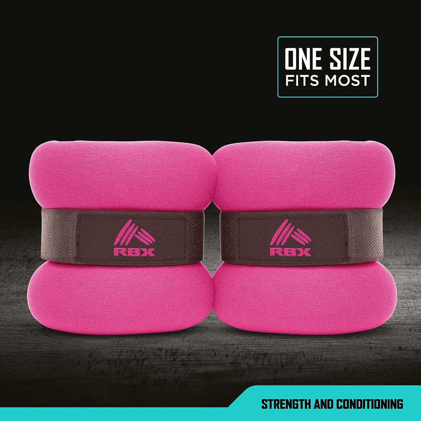 Ankle and Wrist Weights for Women and Men - Velcro Straps, Made for Jogging, Walking, Resistance Training, and Physical Therapy (Set of 2) - Soft Touch Material