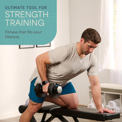 Adjustable Dumbbells Set of 2 | 5Lb-25Lb, 2.5Lb-15Lb, 6In1 - Compact Quick Weights for Full Body Exercise & Fitness Adjustable Weight for Home Gym