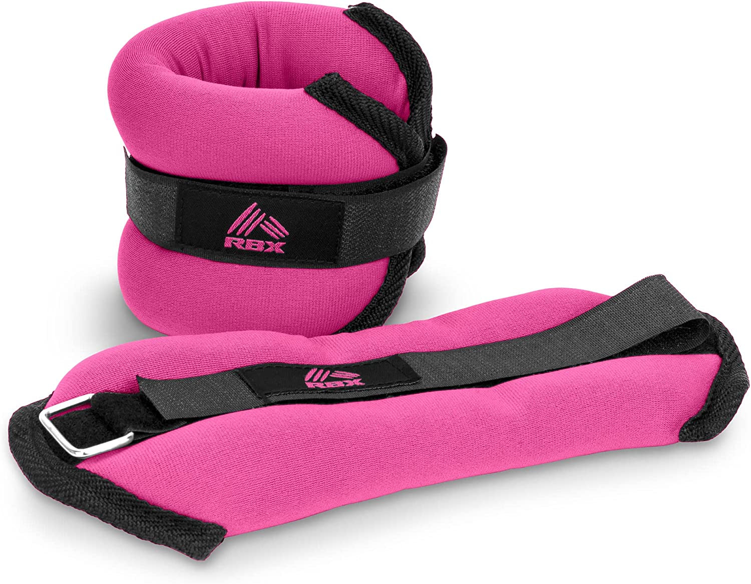 Ankle and Wrist Weights for Women and Men - Velcro Straps, Made for Jogging, Walking, Resistance Training, and Physical Therapy (Set of 2) - Soft Touch Material