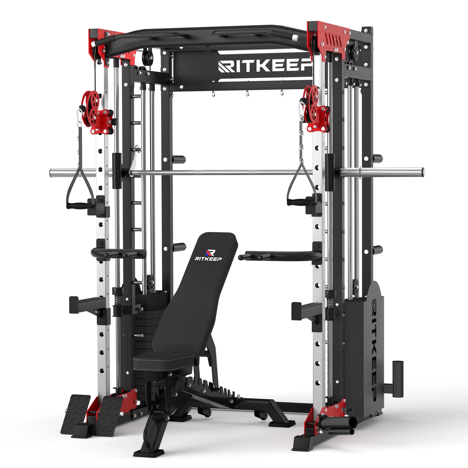 PMAX 5600 Home Gym Smith Machine - Integrated Weight System