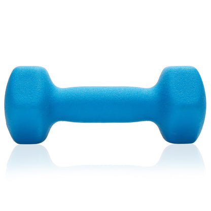 Neoprene Hex Dumbbell Hand Weights, Set of 2 - Workout Strength Training