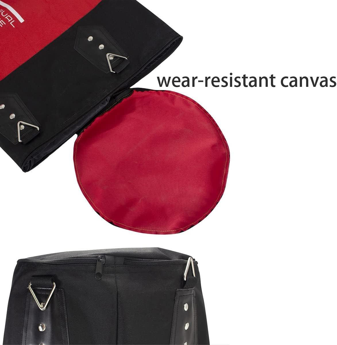 Heavy Punching Bag Boxing Bags for Adults Kids Unfilled Punching Bag with Chains