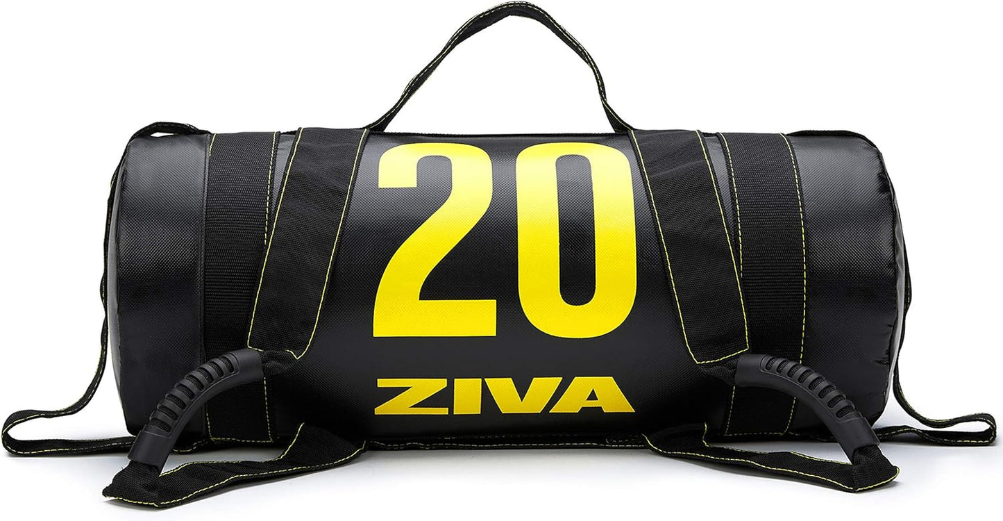 Power Sandbag – Pre-Weighted Training Bag with Multiple Handles for Full-Body Strength & Conditioning – Heavy-Duty, No-Fill Needed (10–50 Lb)